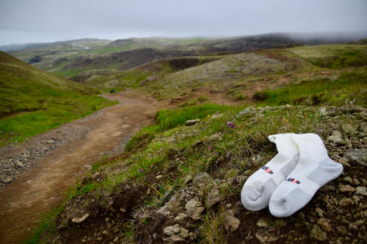 Hiking across Iceland