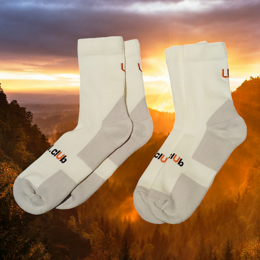 2 Pack - Summer crew sock - 25% Australian Merino wool